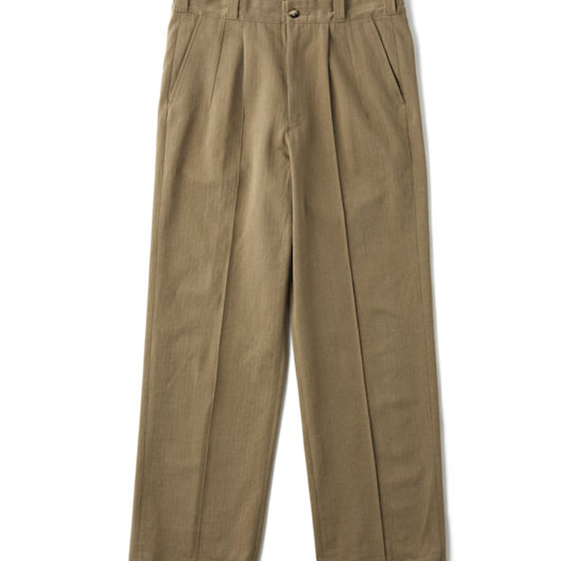 OLD JOE/FRONT TUCK ARMY TROUSER-INDIGO