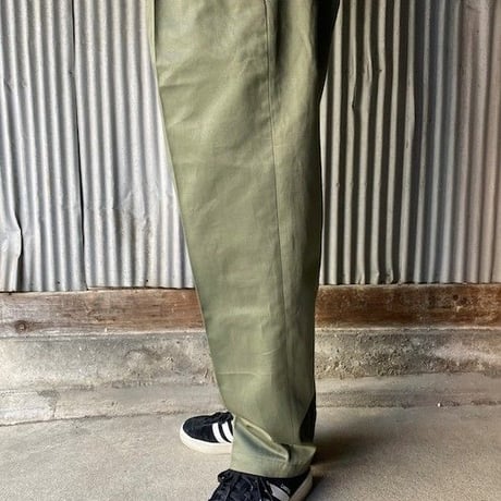 NorthNoName(ノースノーネーム)-TOW TUCK TROUSERS(KHAKI)