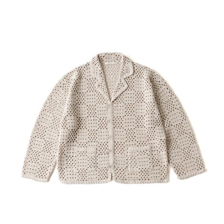 OLD JOE(オールドジョー) -HAND CROCHET HAVANA SHIRTS Long-sleeve(BONE)