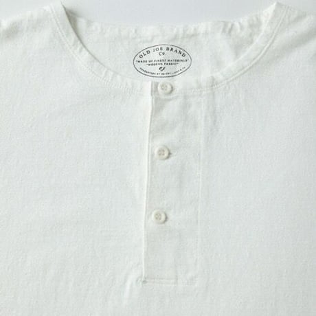 OLD JOE(オールドジョー) - TUBE TEE HENLY-NECK(OFF WHITE)