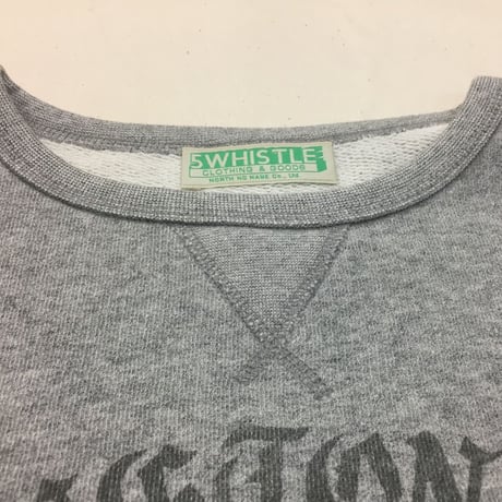 5WHISTLE(ファイブホイッスル) -FRONT V SWEAT(GRAY)