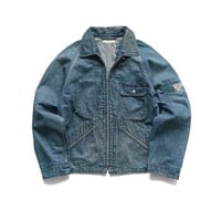 OLD JOE(オールドジョー) - ROLL COLLAR ZIP JACKET SCAR FACE(INDIGO)
