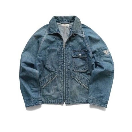 OLD JOE(オールドジョー) - ROLL COLLAR ZIP JACKET SCAR FACE(INDIGO)