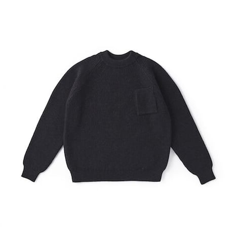 OLD JOE(オールドジョー) -ALPAKA CREW-NECK SWEATER(BLACK)