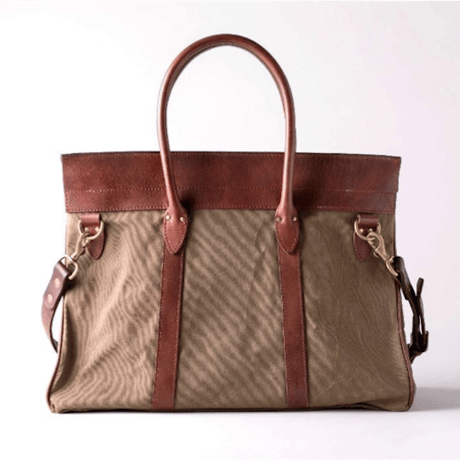 VASCO(ヴァスコ)-VS-270P  CANVAS×LEATHER SADDLE TOTE BAG