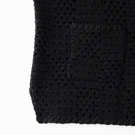 OLD JOE(オールドジョー) -HAND CROCHET HAVANA SHIRTS Long-sleeve(BLACK)