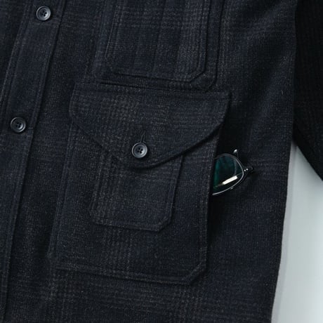 OLD JOE(オールドジョー) -CASHMERE MELTON FIELD STREAM JACKET(GLEN PLAID)