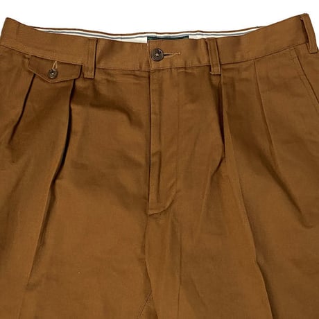 NorthNoName(ノースノーネーム)-TOW TUCK TROUSERS(REDDISH BROWN)