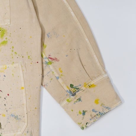 OLD JOE(オールドジョー) -HAMPTON CHORE JACKET PATINA & PAINT(NATURAL)