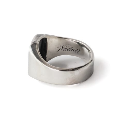 OLD JOE(オールドジョー) -NADALL SQUARE SIGNET RING / STAMPED OJ-AC10