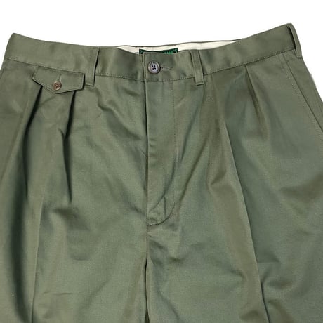 NorthNoName(ノースノーネーム)-TOW TUCK TROUSERS(KHAKI)