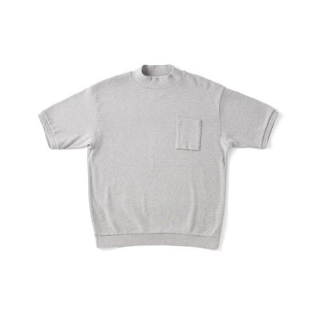 OLD JOE(オールドジョー) -MOCK-NECK NEP RIBED TOPS(JASPE GREY)