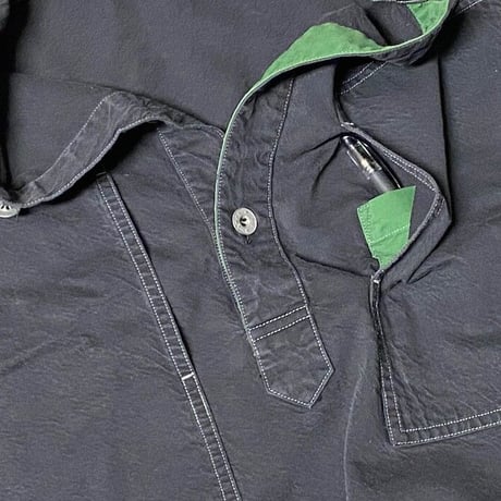 NorthNoName(ノースノーネーム)-MECHANIC PULLOVER SHIRTS(BLACK)