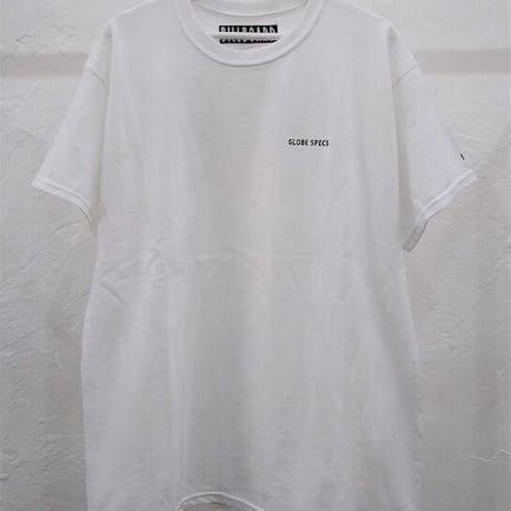 BILLBOARD(ビルボード) -PRINT T-SHIRTS "GLOBE SPECS SIGN"(WHITE)