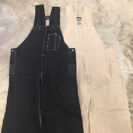 NorthNoName(ノースノーネーム)-30’s TYPE LINEN OVER ALL(BLACK)