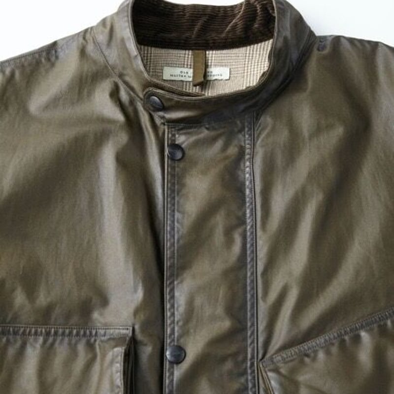 ジャケット・アウター OLD JOE \"PATINA OILED CLOTH HUSKY COAT\" OLD JOE BRAND]PATINA OILED CLOTH HUSKY COAT'BLACK' - RINOSTORE