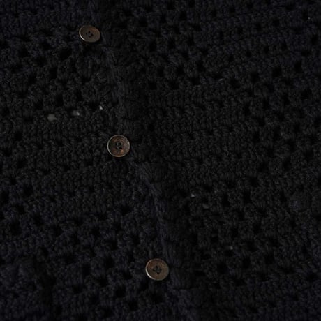 OLD JOE(オールドジョー) -HAND CROCHET HAVANA SHIRTS Long-sleeve(BLACK)