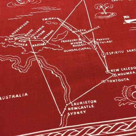 NorthNoName(ノースノーネーム)-AIR RUUTE BANDANA(RED)