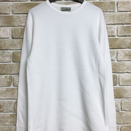 NorthNoName(ノースノーネーム) - THEMAL L/S SHIRT(WHITE)