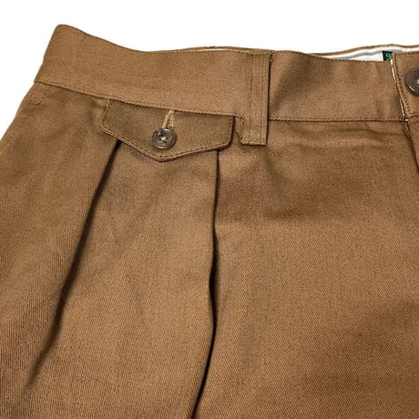 NorthNoName(ノースノーネーム)-TOW TUCK TROUSERS(REDDISH BROWN)