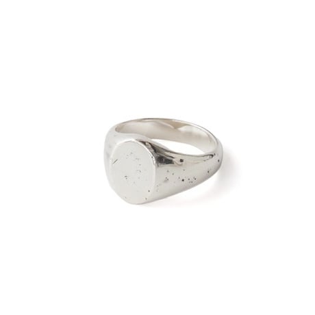 OLD JOE(オールドジョー) -STATE HOUSE OVAL SIGNET RING / HAMMERED OJ-AC02