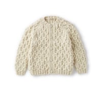 OLD JOE(オールドジョー) - SHELL PATTERN CREW-NECK COWICHAN(NATURAL)