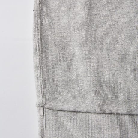 OLD JOE(オールドジョー) -MOCK-NECK NEP RIBED TOPS(JASPE GREY)