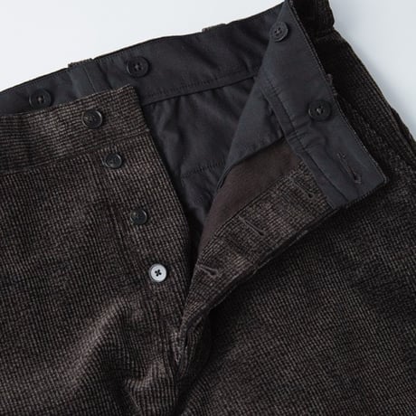OLD JOE(オールドジョー) -PRINTED CORDS SPRIT POCKET TROUSER(SMOKE BROWN)