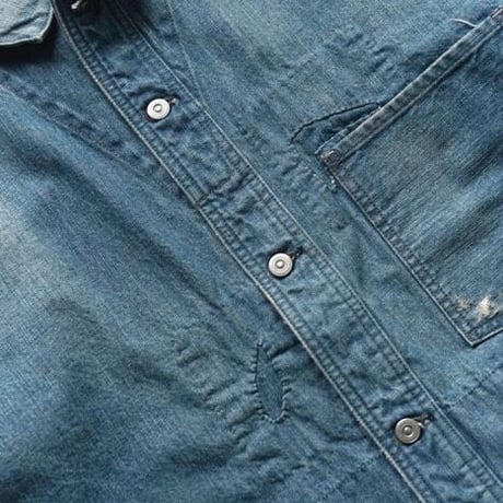 OLD JOE(オールドジョー) - CAMP COLLAR MOULDER JACKET SCAR FACE(INDIGO)