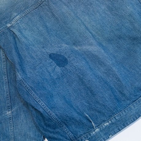 OLD JOE(オールドジョー) -LOWER FLAP POCKET JEAN JACKET SCAR FACE(INDIGO)