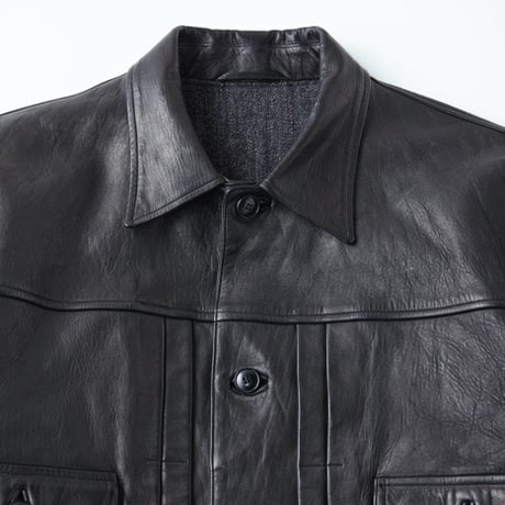 OLD JOE(オールドジョー) - PATINA HORSE-HIDE JEAN JACKET(PATINA BLACK)