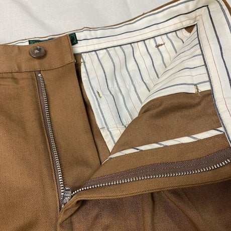 NorthNoName(ノースノーネーム)-TOW TUCK TROUSERS(REDDISH BROWN)