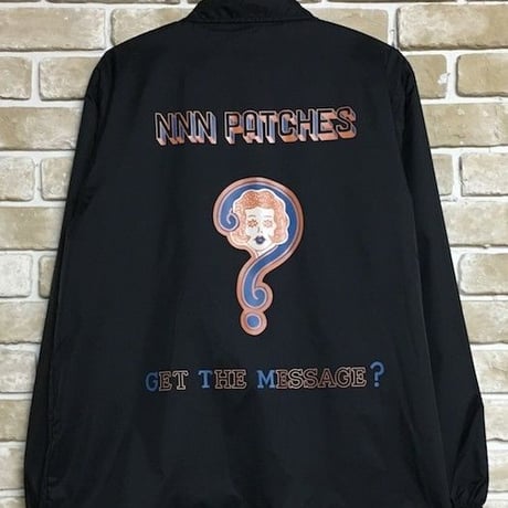 NorthNoName(ノースノーネーム)-”GET THE MESSAGE?” COACH JACKET(BLACK)