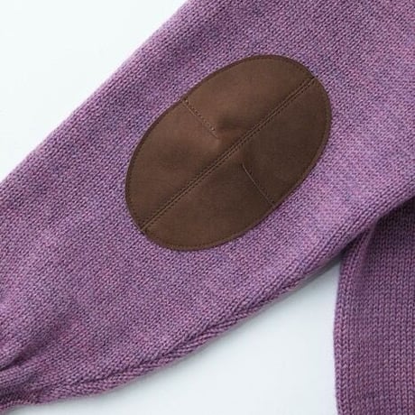 OLD JOE(オールドジョー) -TWEEDY YARN ROLL NECK SWEATER(PLUM)