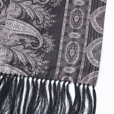 OLD JOE(オールドジョー) -CRAZY PAISLEY FRINGE STALL(GRAPHITE)