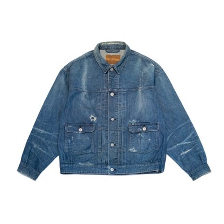 OLD JOE(オールドジョー) -LOWER FLAP POCKET JEAN JACKET SCAR FACE(INDIGO)