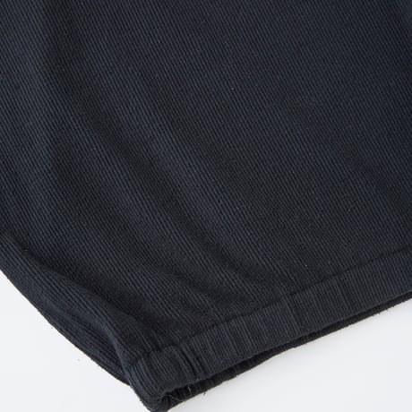 OLD JOE(オールドジョー) -V-NECK SILK NEP RIBED TOPS(ONYX BLACK)