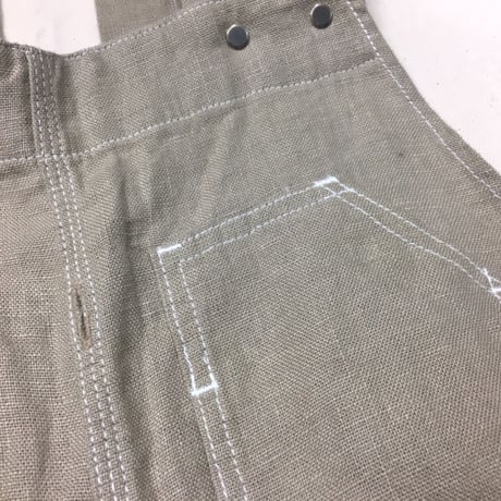 NorthNoName(ノースノーネーム)-30’s TYPE LINEN OVER ALL(BEIGE)