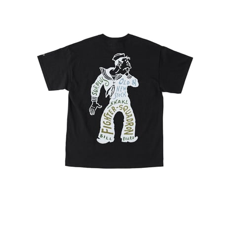 BILLBOARD(ビルボード) -PRINT T-SHIRTS "SURPLUS STORE"(BLACK)