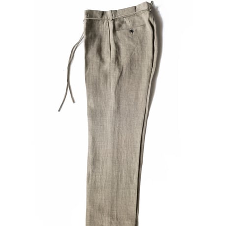 OLD JOE(オールドジョー) - STRING WAIST WORK TROUSER(HERRINGBONE LINEN)