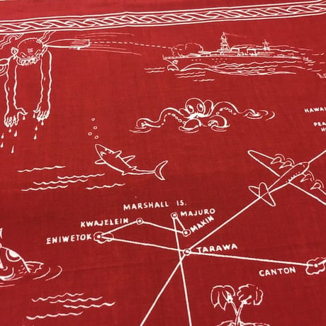 NorthNoName(ノースノーネーム)-AIR RUUTE BANDANA(RED)