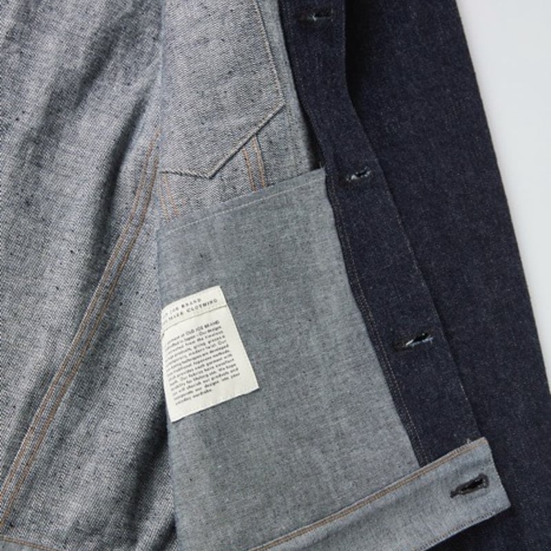 OLD JOE(オールドジョー) -CURVED FLAP JEAN JACKET(INDIG