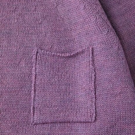 OLD JOE(オールドジョー) -TWEEDY YARN ROLL NECK SWEATER(PLUM)
