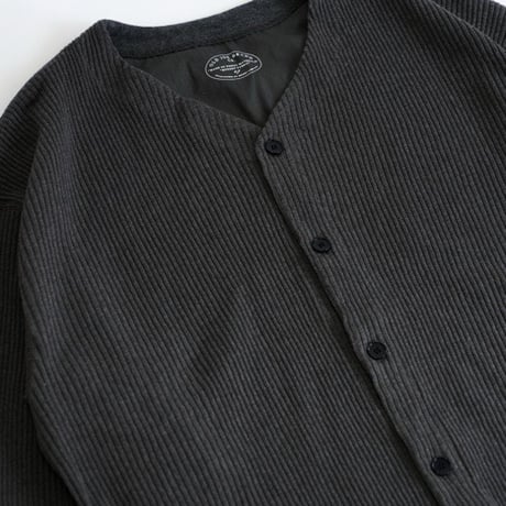 OLD JOE(オールドジョー) -BUTTON FRONT COTTON YAK RIBED SHIRTS(GRAPHITE)