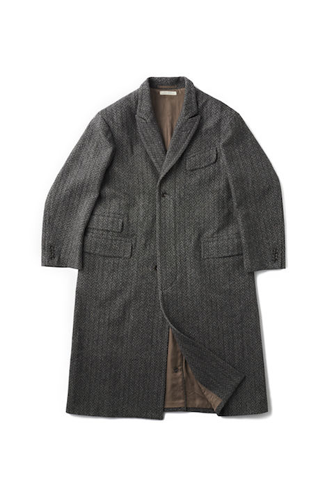 OLD JOE(オールドジョー) PEAKED LAPEL GENTS COAT(BASKET HERRINGBONE )