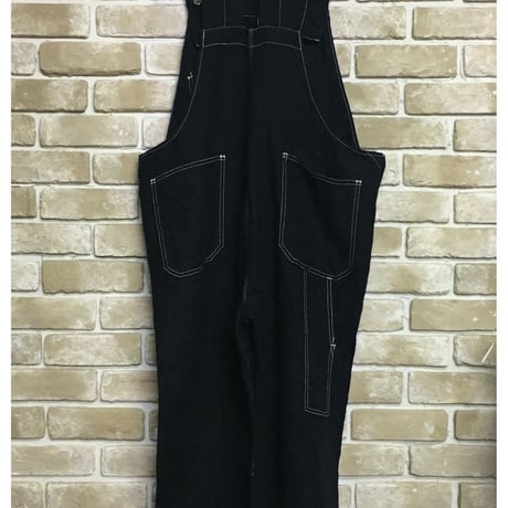 NorthNoName(ノースノーネーム)-30’s TYPE LINEN OVER ALL(BLACK)