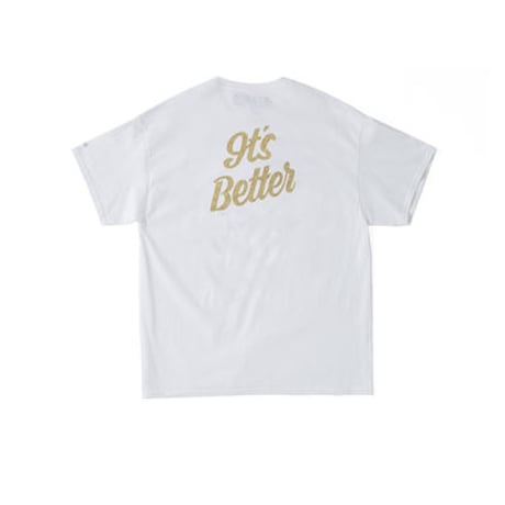 BILLBOARD(ビルボード) -PRINT T-SHIRTS "GOLDEN BROWN"(WHITE)