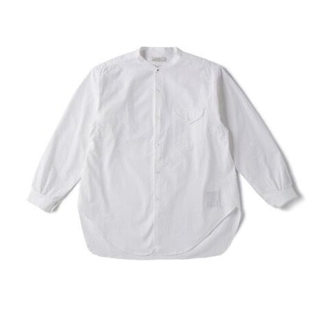 OLD JOE(オールドジョー) -BAND COLLAR LONG TAIL SHIRTS(WHITE CHAMBRAY)