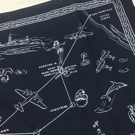 NorthNoName(ノースノーネーム)-AIR RUUTE BANDANA(NAVY)