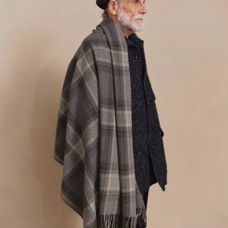 OLD JOE(オールドジョー) -AMISH PATTERN FRINGE SHAWL(AMISH WEAVE PATTERN)